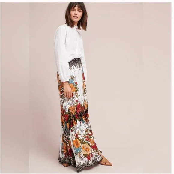 FARM Rio Natasha Multicolor Floral Maxi Skirt - Picture 1 of 12